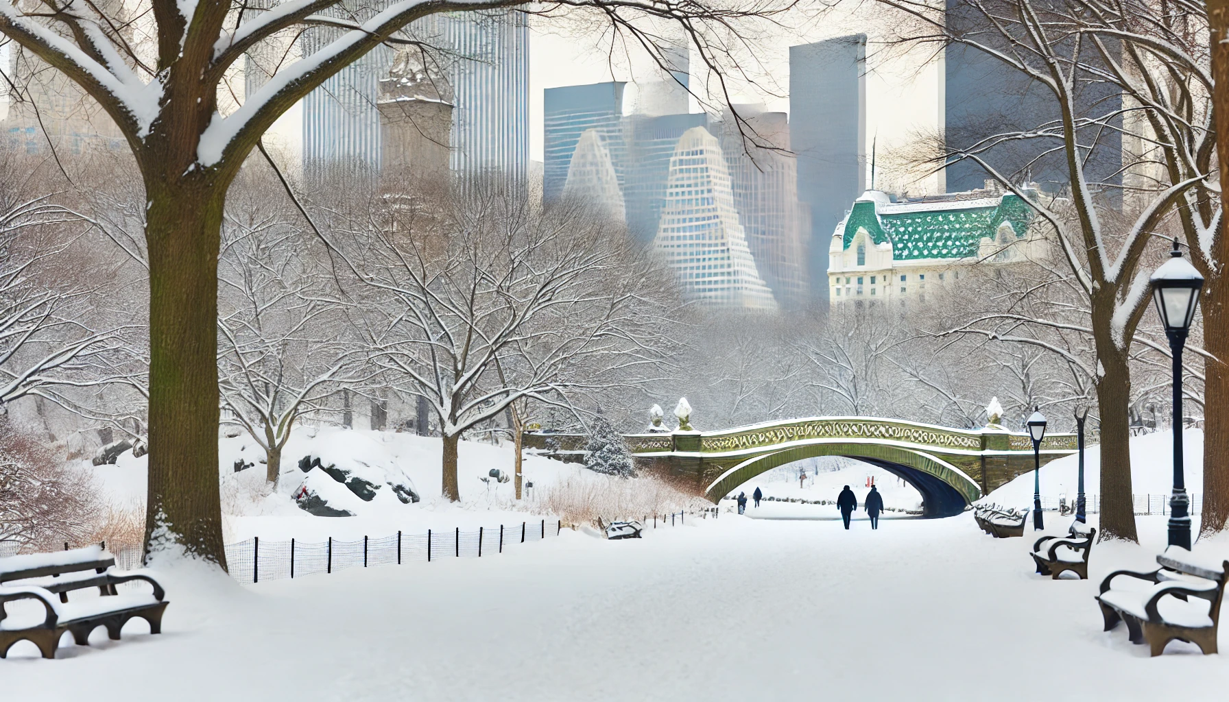 Der Central Park im Winter