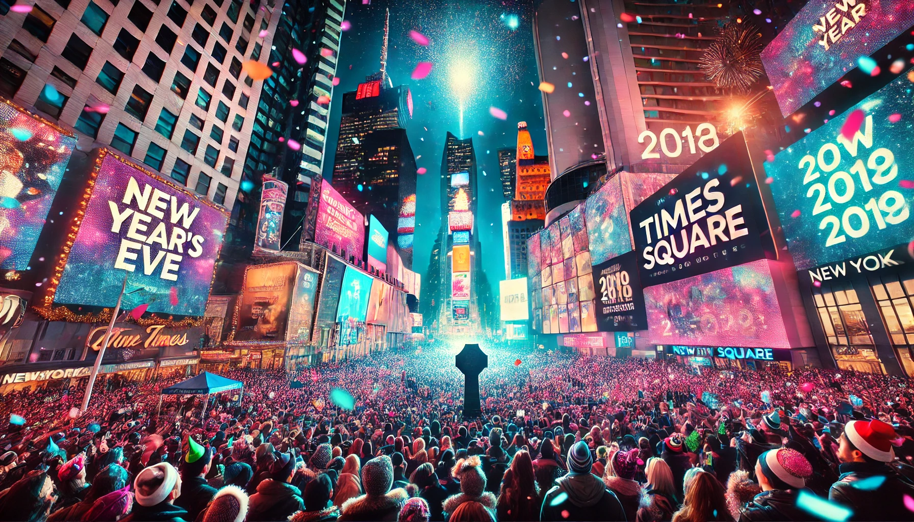 Silvester am Times Square