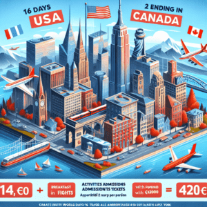 16 Tage USA-Rundreise und Kanada - ab/an New York mit 2 Übernachtungen im Hotel Double Tree by Hilton Frühstück