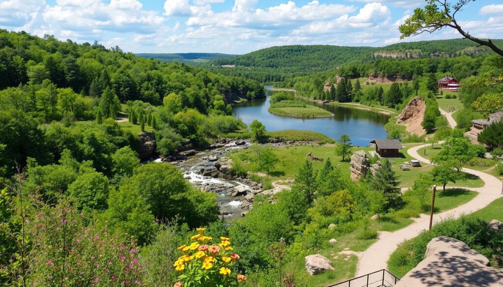 Chickasaw Nationalpark Landschaft