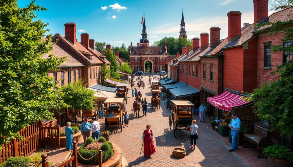 Colonial Williamsburg Historische Sehenswürdigkeit Virginia