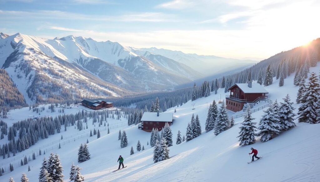Colorado Skigebiete Winterlandschaft