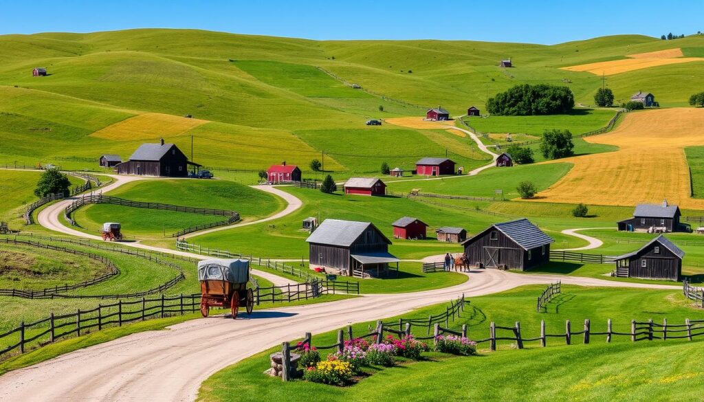 Lancaster County Amish Landschaft