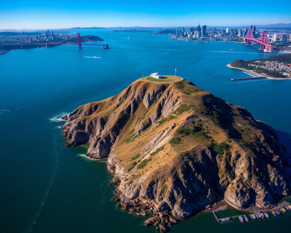 Alcatraz Geografie in San Francisco Bay Alcatraz Geografie in San Francisco Bay