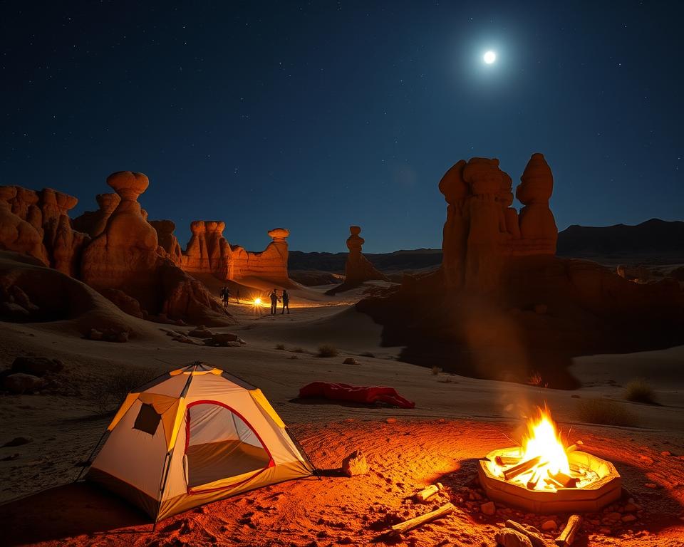 Camping im Goblin Valley State Park