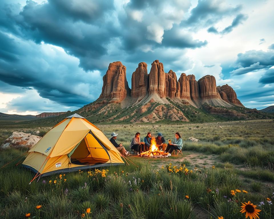 Camping im Theodore Roosevelt Nationalpark Camping im Theodore Roosevelt Nationalpark