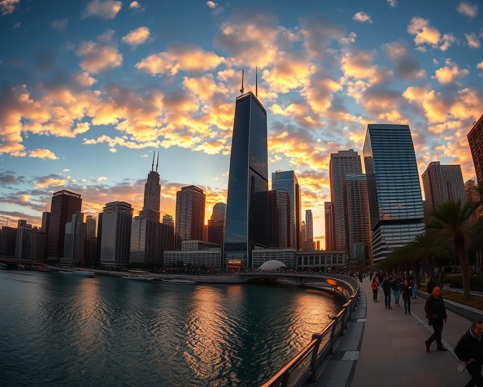Chicago Skyline Sehenswürdigkeiten Chicago Skyline Sehenswürdigkeiten