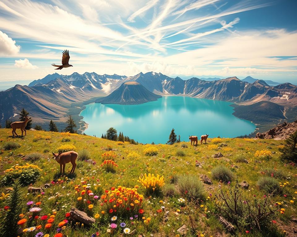 Crater Lake Tierwelt und Pflanzen Nationalpark Crater Lake Tierwelt und Pflanzen Nationalpark