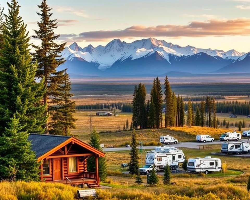 Denali-Unterkünfte und Campingplätze
