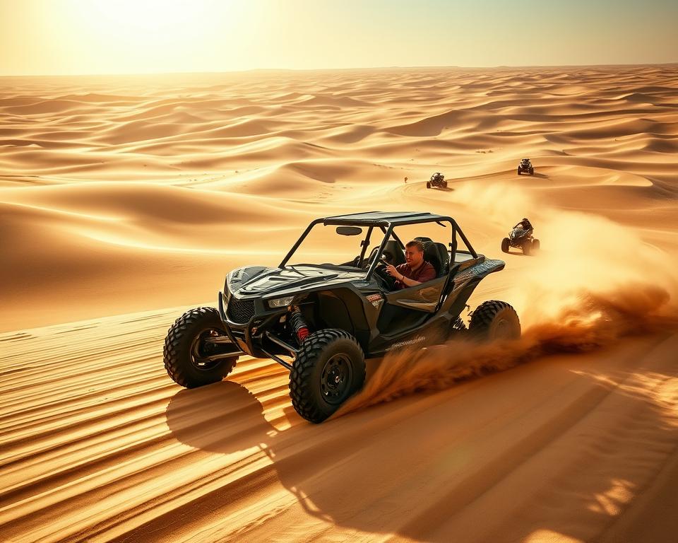 Dünen-Fahrzeuge in Aktion