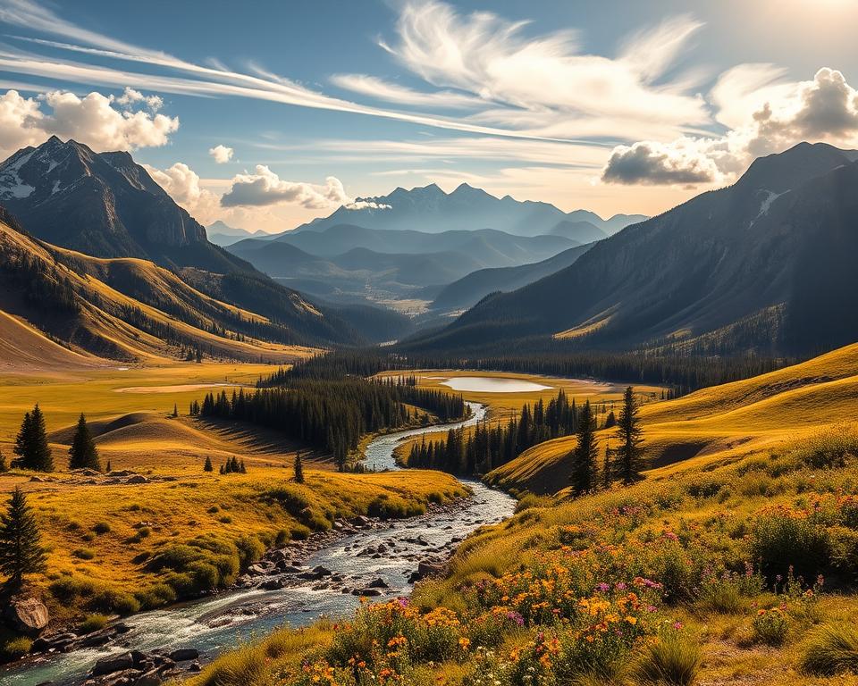 Geographie Yellowstone Landschaft