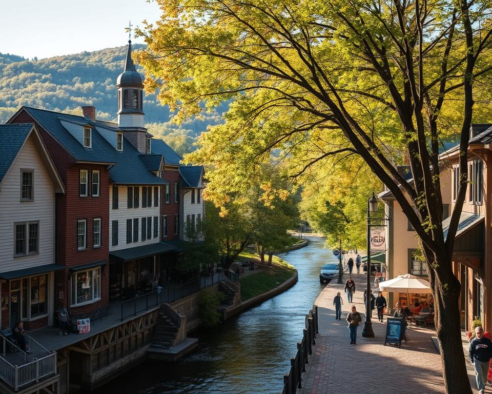 Historische Städte Vermont Landschaft Historische Städte Vermont Landschaft