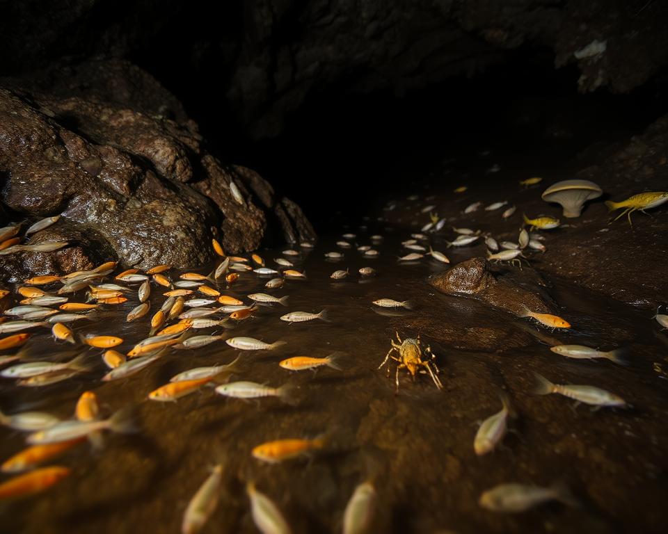 Höhlentiere in Mammoth Cave Höhlentiere in Mammoth Cave