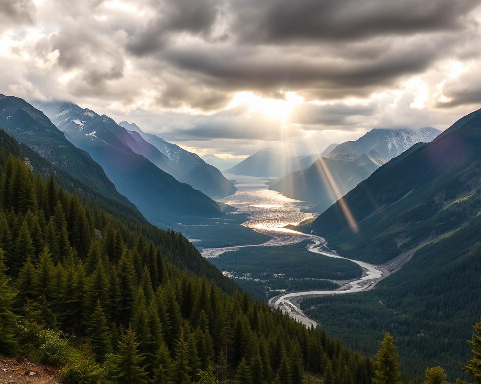 Klima Juneau Landschaftspanorama