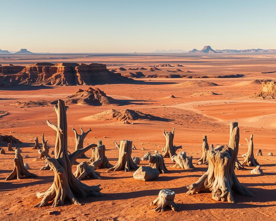 Klimabedingungen Petrified Forest Nationalpark