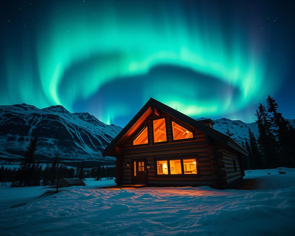 Polarlicht Unterkünfte in Alaska
