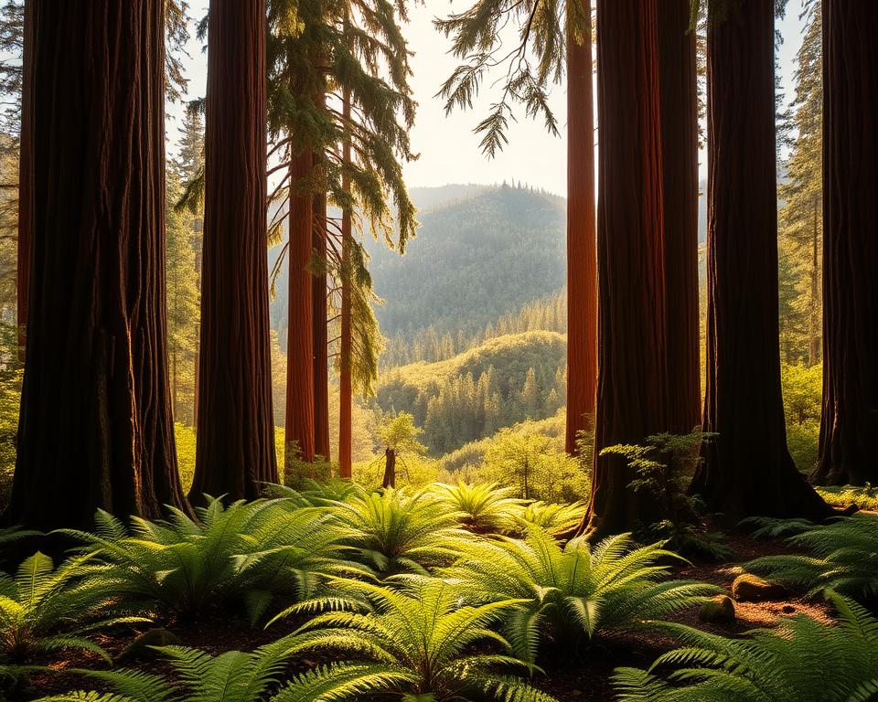 Redwood Naturschutz Landschaftsansicht