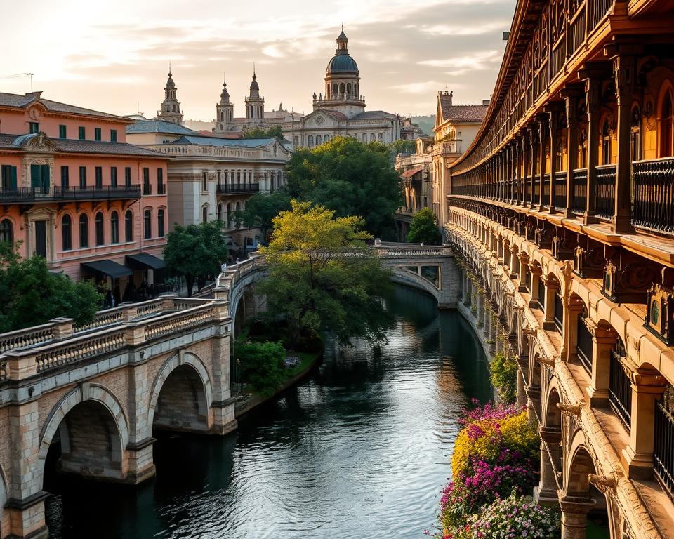 San Antonio Riverwalk Architektur