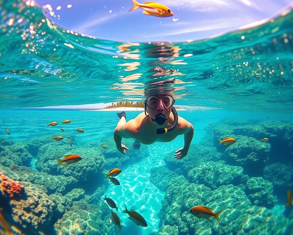 Schnorcheln in den Amerikanischen Jungferninseln Schnorcheln in den Amerikanischen Jungferninseln