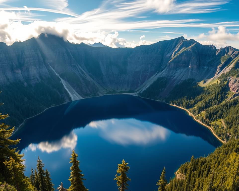 Tiefster See USA Crater Lake Tiefster See USA Crater Lake