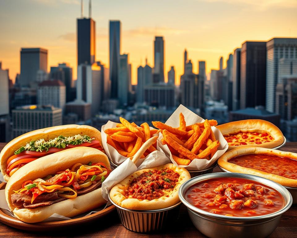 Traditionelle Chicagoer Gerichte