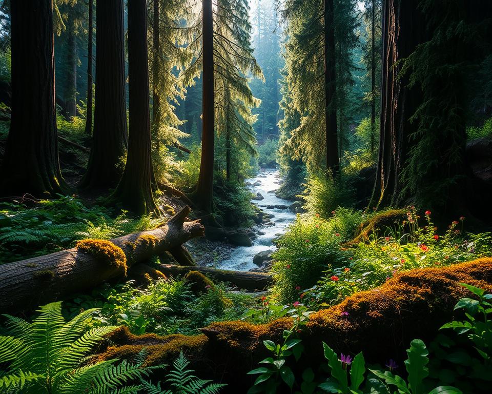 Vegetation im Olympic National Forest