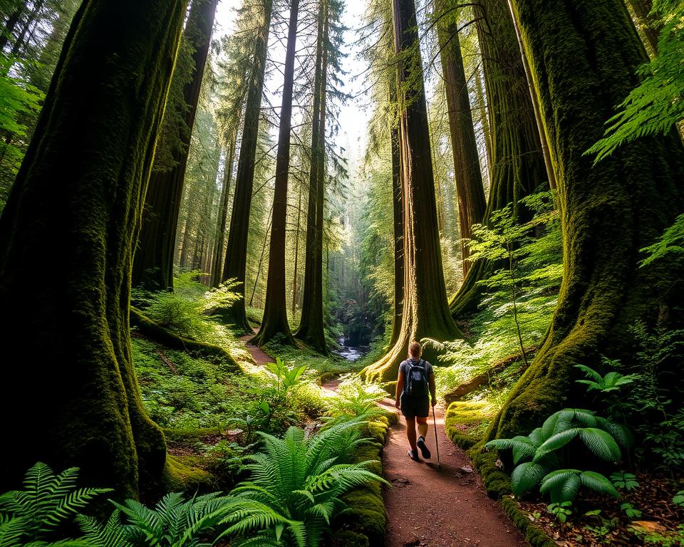 Wanderwege im Hoh Rain Forest