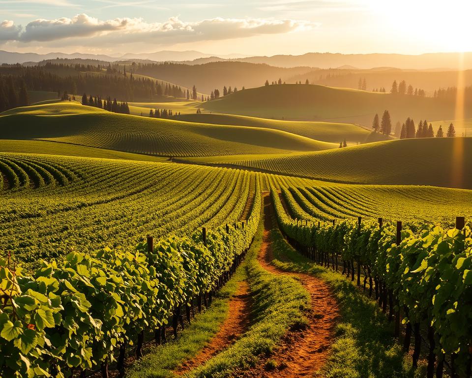 Weinberge im Willamette Valley Weinberge im Willamette Valley