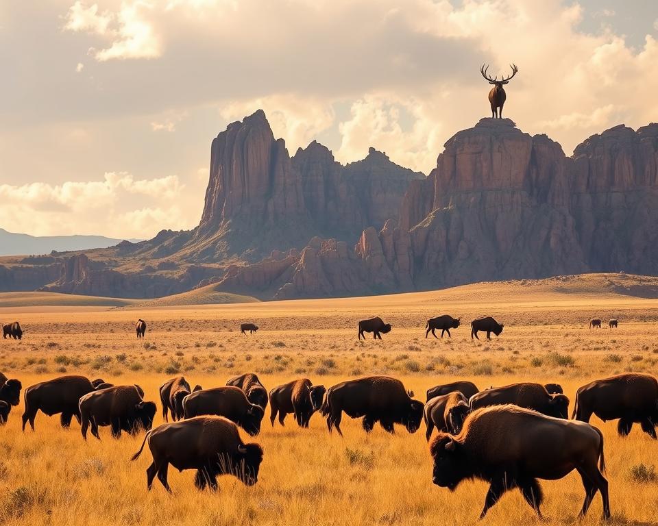 Wildtiere im Theodore Roosevelt National Park Wildtiere im Theodore Roosevelt National Park