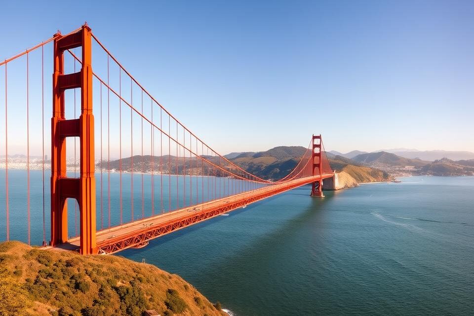 Die Golden Gate Strait – Wahrzeichen von San Francisco