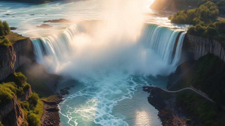 Die berühmten Niagara Wasserfälle: Naturspektakel pur