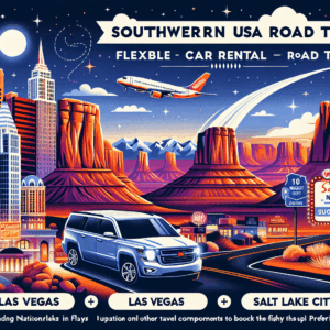 USA-Rundreise Südwesten - Flexible Mietwagen-ab Las Vegas bis Salt Lake City - Nationalparks im Südwesten
