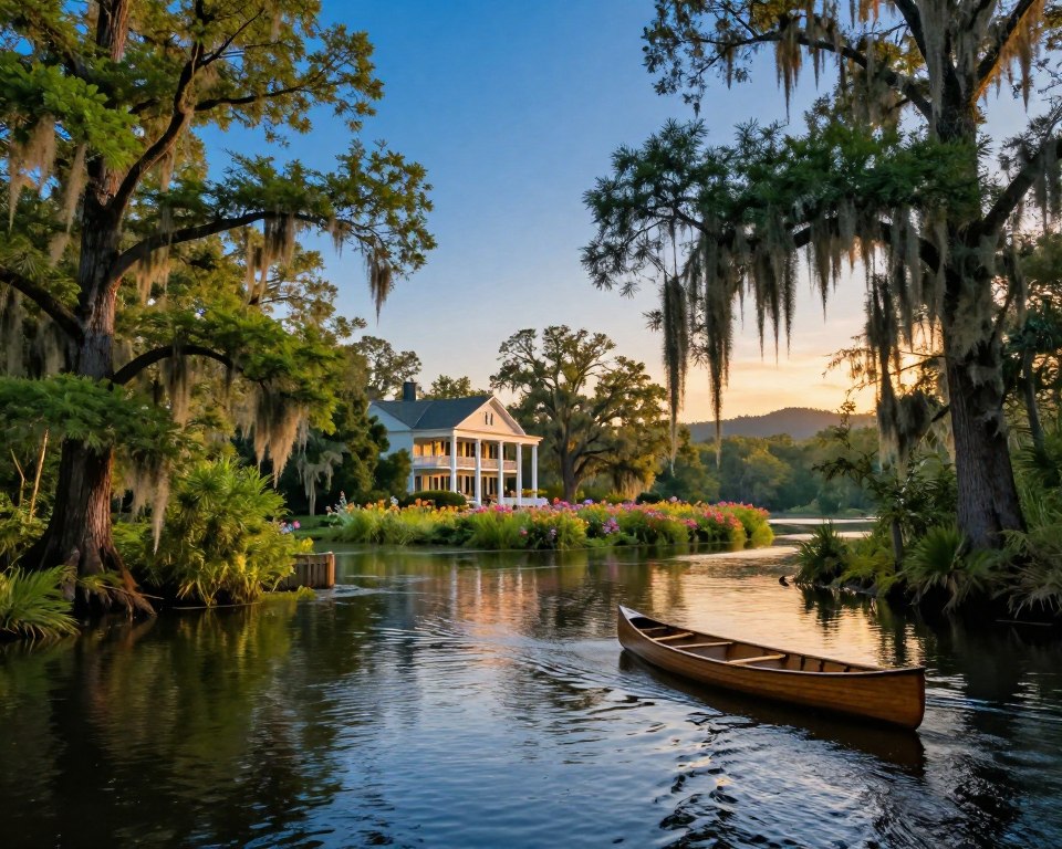 Bayou Touren Louisiana Landschaft