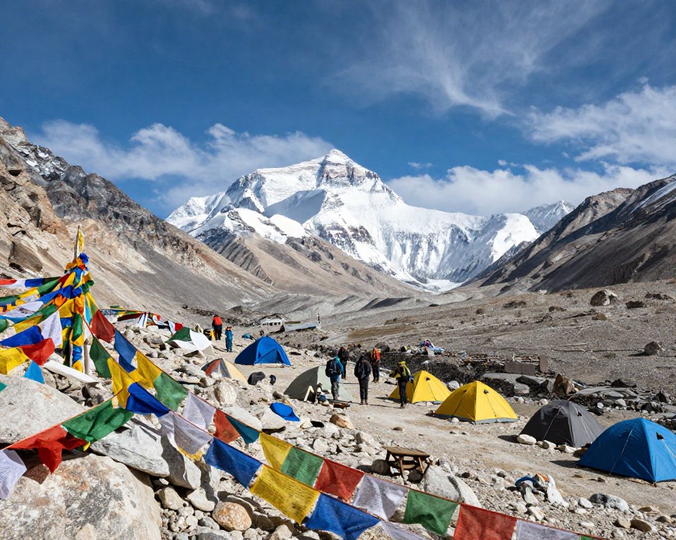 Everest Base Camp Nepal Panorama