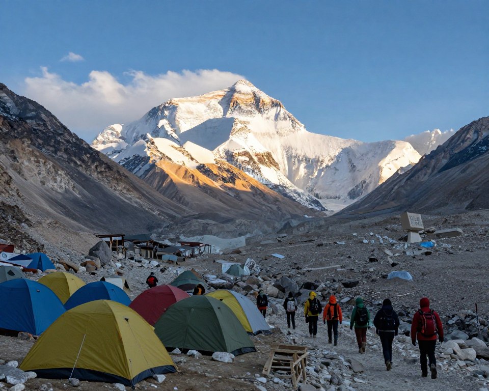 Everest Base Camp Trek Landschaft