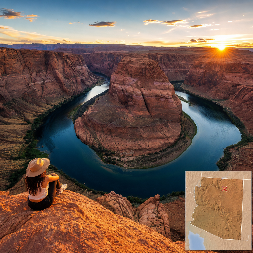 Horseshoe Bend in Arizona