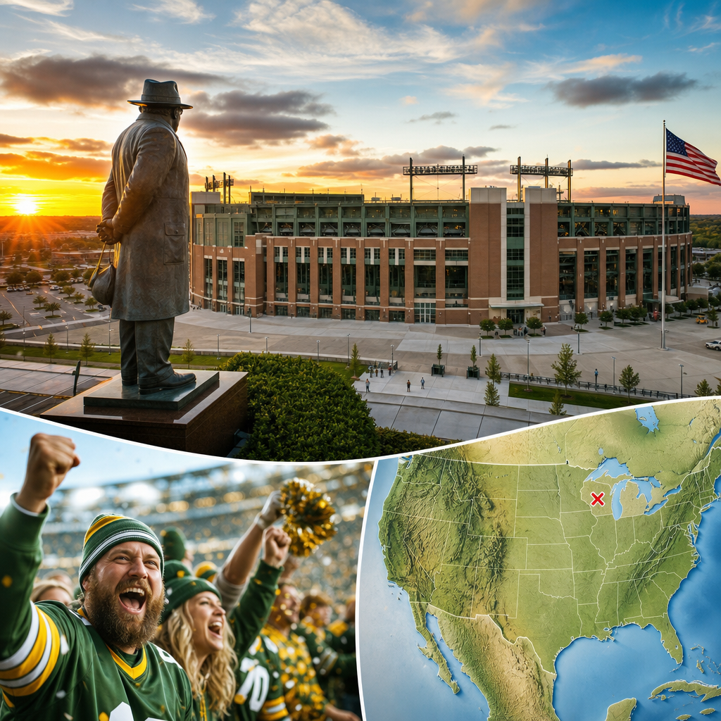 Lambeau Field in Wisconsin
