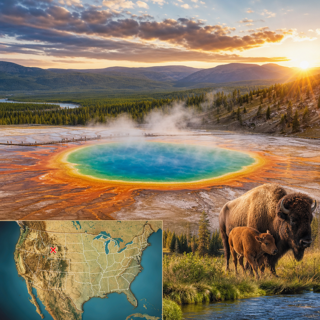 Yellowstone National Park in Wyoming